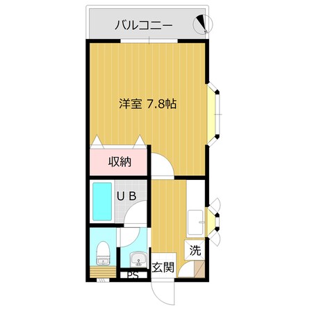 コーポ サンライトの物件間取画像